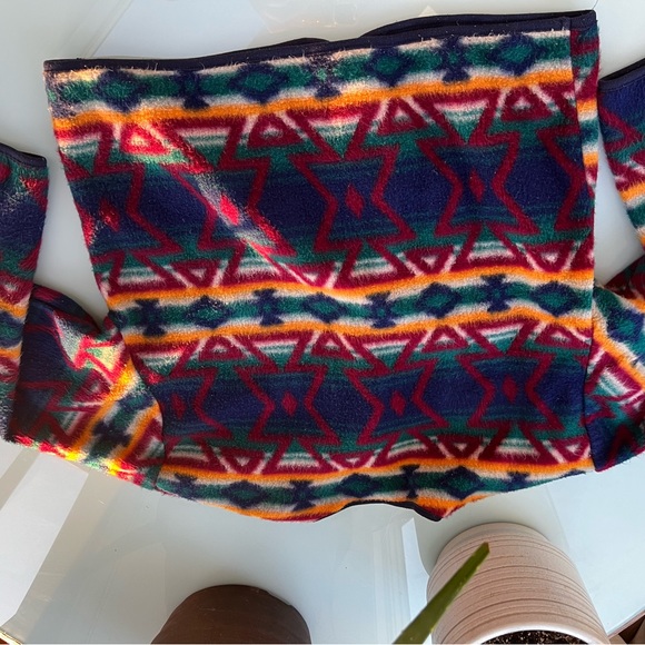 Vintage David Wayne fleece cardigan 80’s 90’s mountain tech L made in USA - Picture 3 of 6